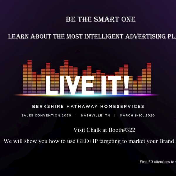 Chalk event announcement